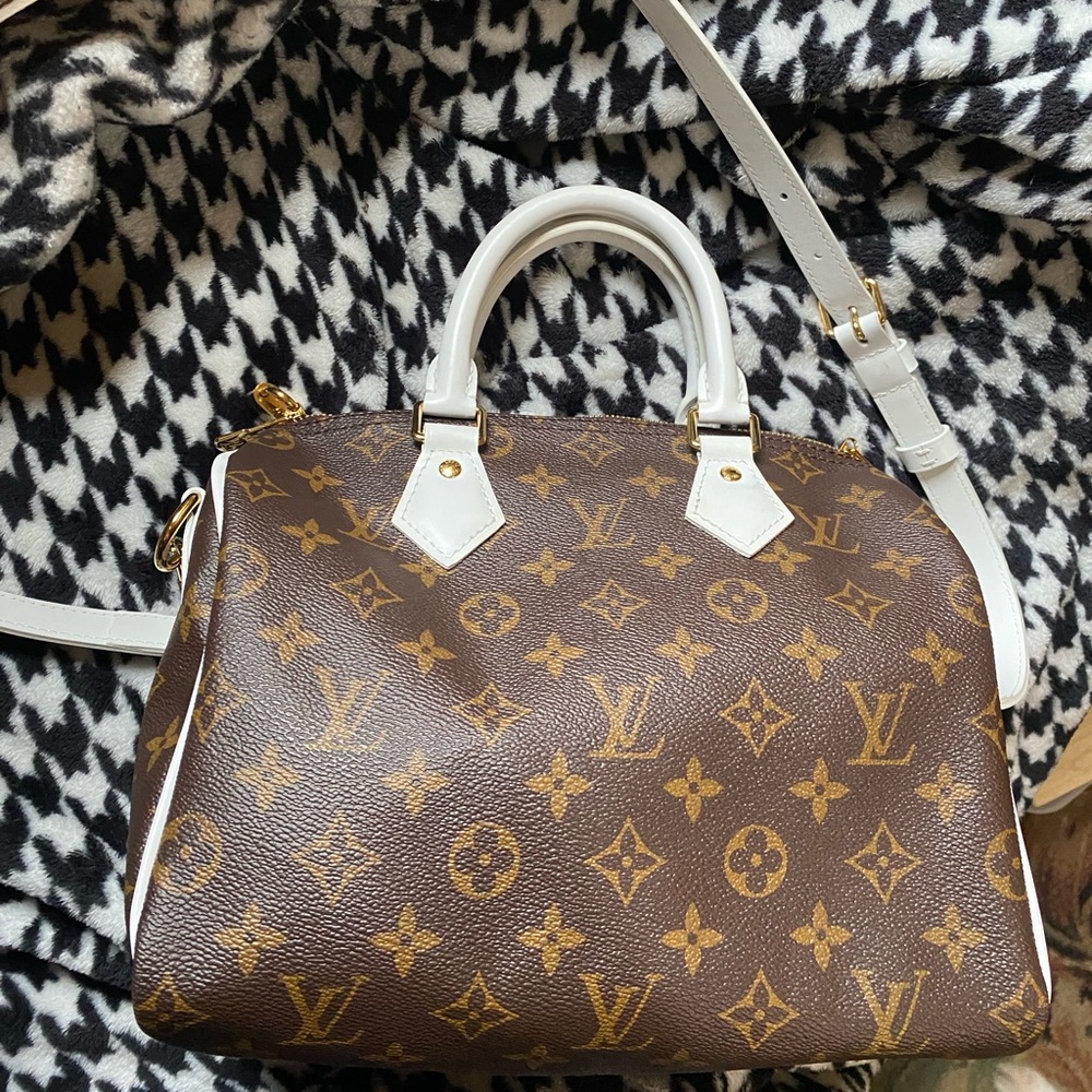 Auth Louis Vuitton Match Speedy 25 Bandouliere